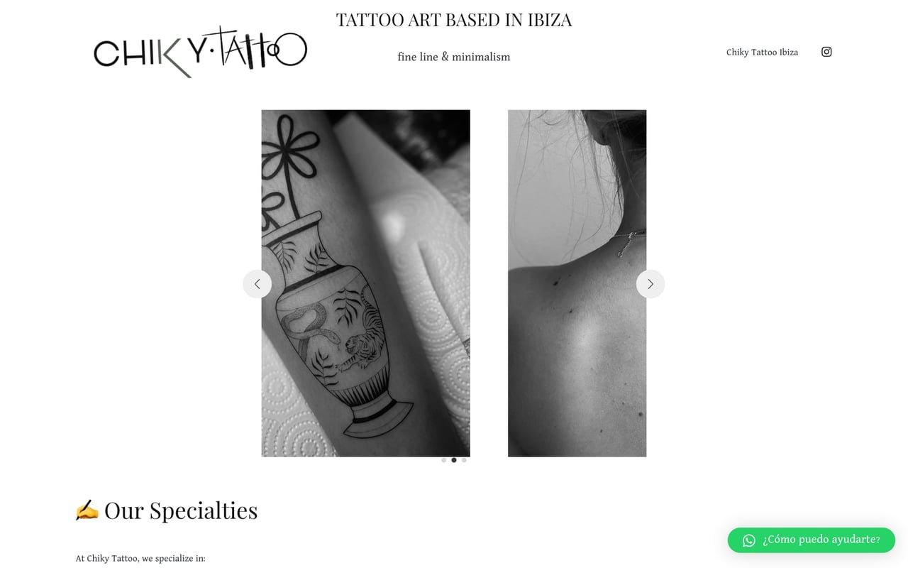 Chiky Tattoo screenshot